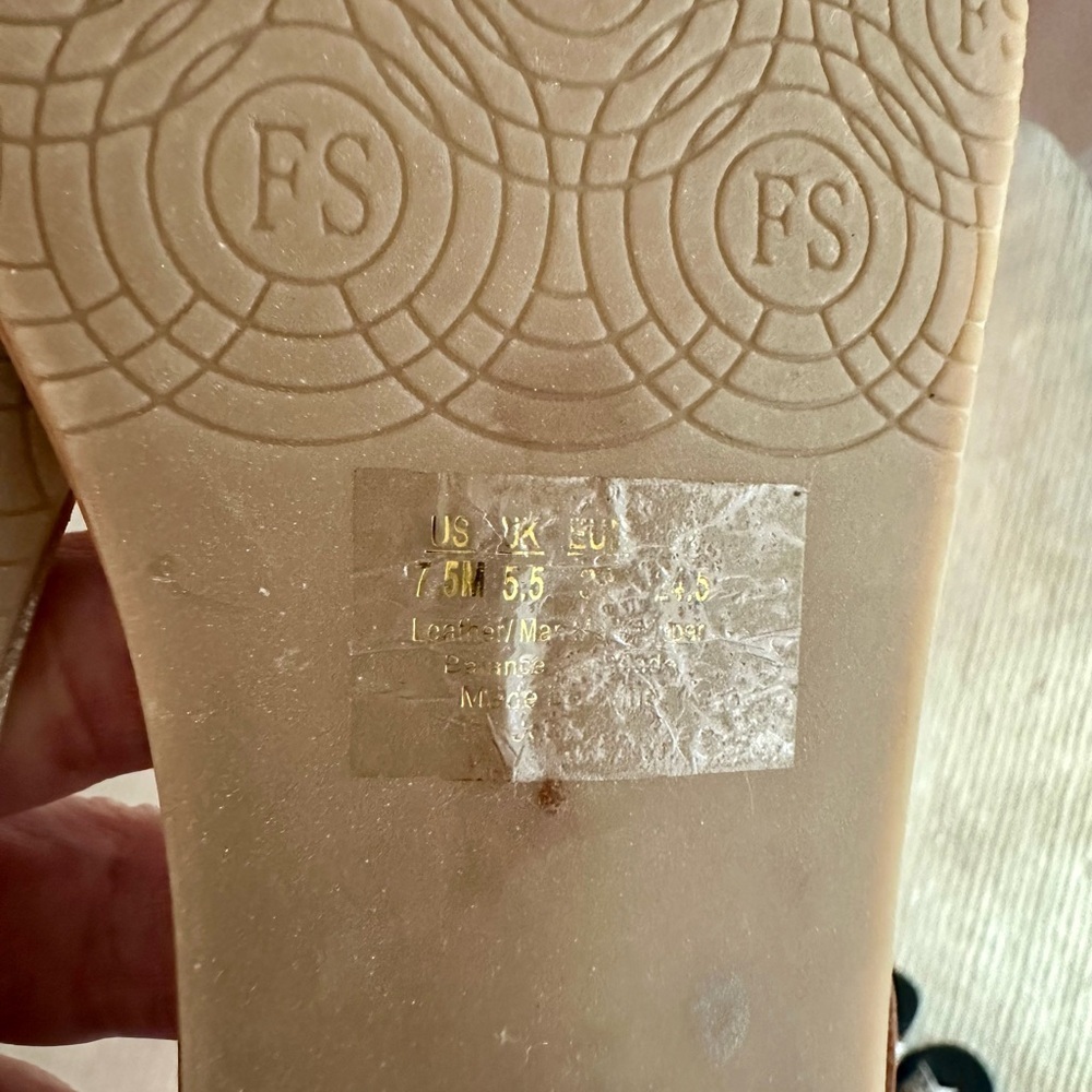 Franco Sarto Women's Tan Sandals - Picture 4 of 4